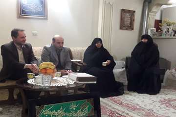 دیدار با خانواده شهید حفظ ا... تمیمی